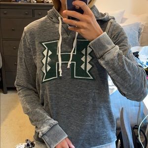 University of Hawaii cropped hoodie